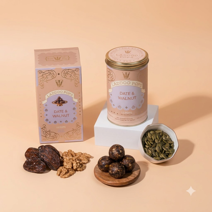 Date & Walnut Laddoo pop