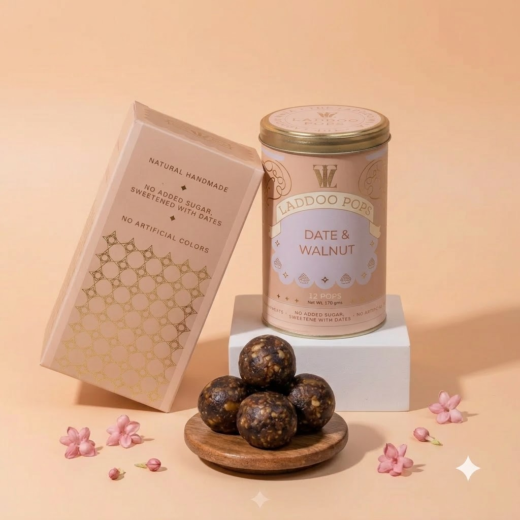 Date & Walnut Laddoo pop