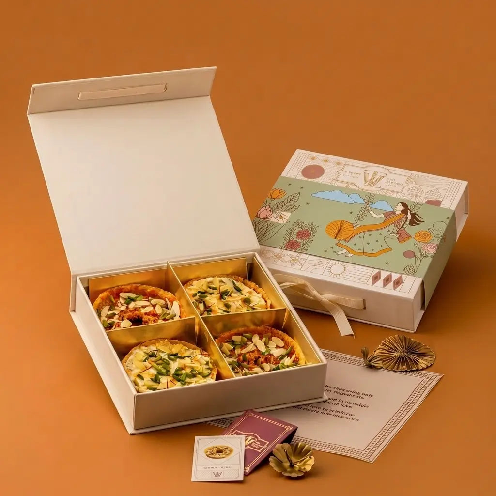 Bahaar - Assorted Ghewar box of 4