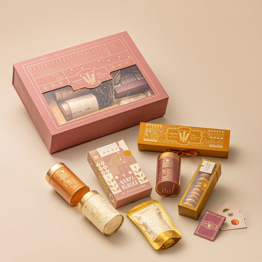 Elegant Heirloom Gift Hamper featuring handcrafted traditional mithai