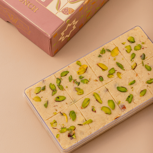 Kaju Crunch Barfi crunchy festive mithai
