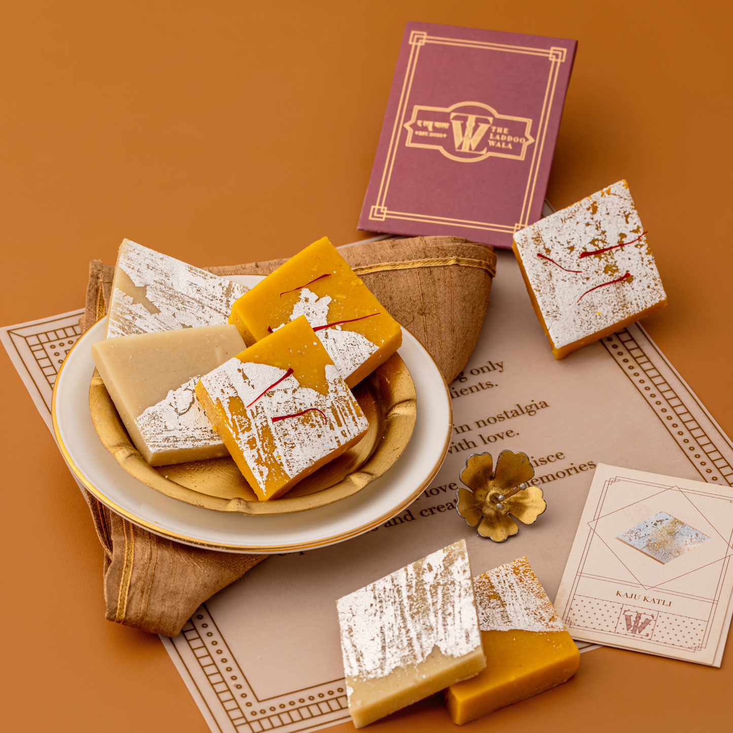 Assorted Kaju Katli Mudra Box