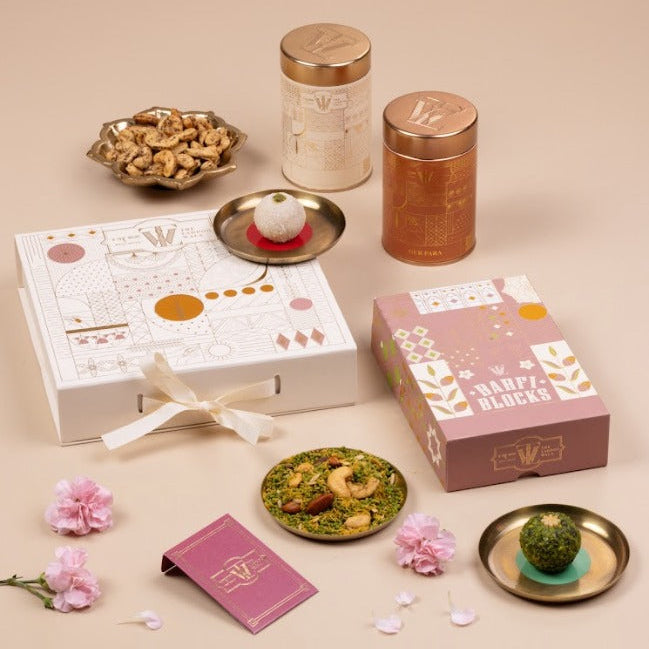 Savour The Sweet Tray with premium assorted Indian mithai for festive gifting.